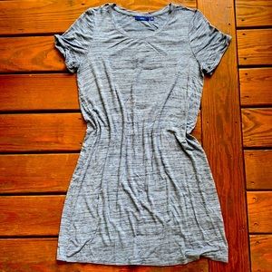 Blue summer shift dress